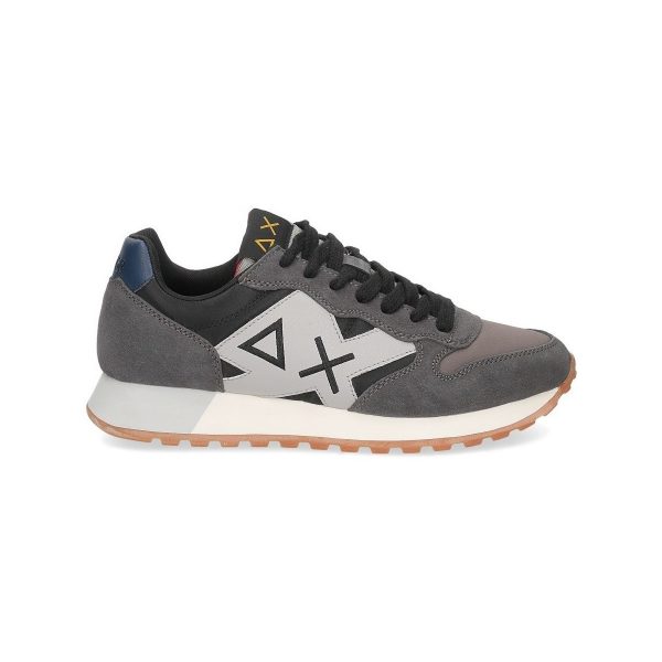 SUN68 – Scarpe UOMO JAKI BICOLOR NERO/GRIGIO SCURO