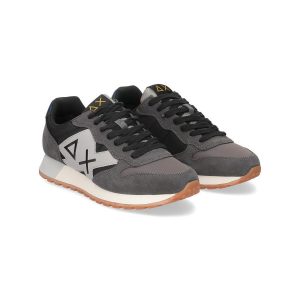 SUN68 – Scarpe UOMO JAKI BICOLOR NERO/GRIGIO SCURO