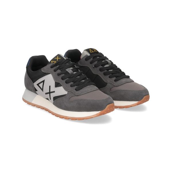 SUN68 – Scarpe UOMO JAKI BICOLOR NERO/GRIGIO SCURO