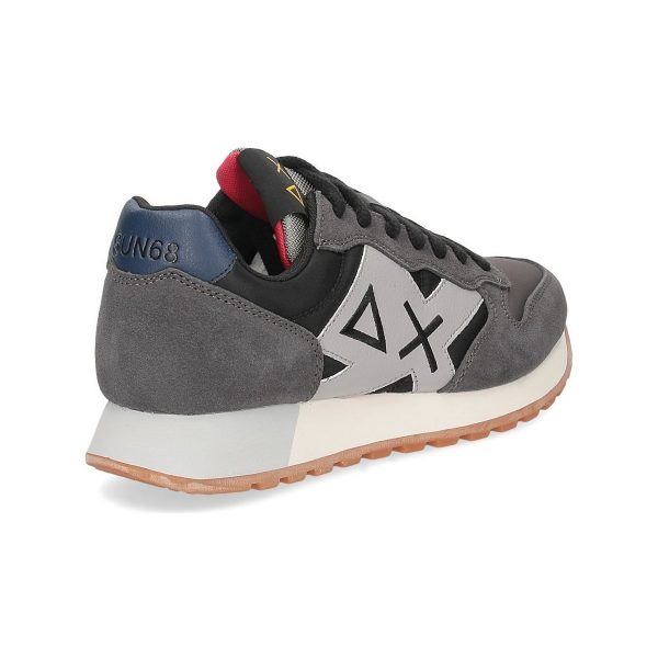 SUN68 – Scarpe UOMO JAKI BICOLOR NERO/GRIGIO SCURO