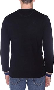 SUN68 – Maglia Uomo Round Cuffs Stripes