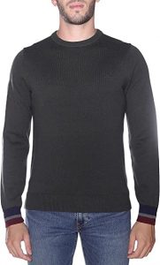 SUN68 – Maglia Uomo Round Cuffs Stripes
