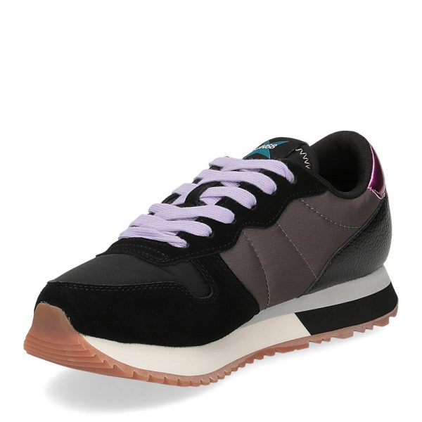 SUN68 – SCARPE Donna STARGIRL NYLON GLITTER NERO
