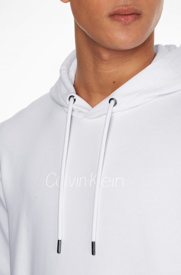 CALVIN KLEIN  – Felpa CON CAPPUCCIO E LOGO