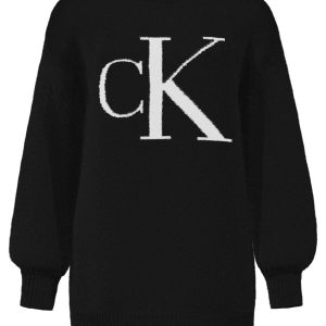 CALVIN KLEIN – Maglia Donna Filato Lunga