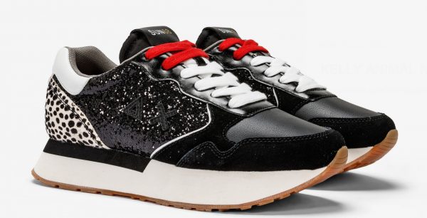 SUN68 – SCARPE Donna KELLY ANIMAL NERO