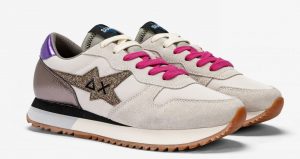 SUN68 – SCARPE Donna STARGIRL NYLON GLITTER BIANCO PANNA