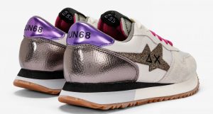 SUN68 – SCARPE Donna STARGIRL NYLON GLITTER BIANCO PANNA