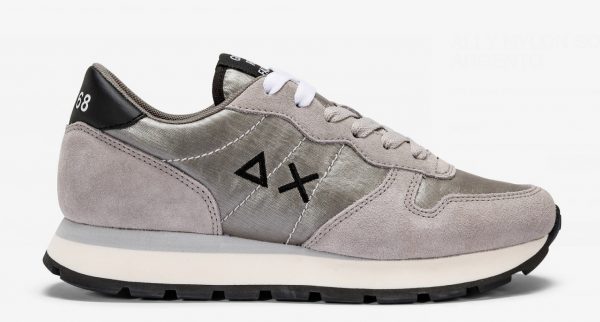 SUN68 – SCARPE DONNA ALLY NYLON SOLID Argento