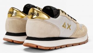 SUN68 – SCARPE Donna ALLY GOLD BIANCO PANNA