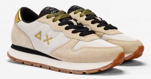 SUN68 – SCARPE Donna ALLY GOLD BIANCO PANNA
