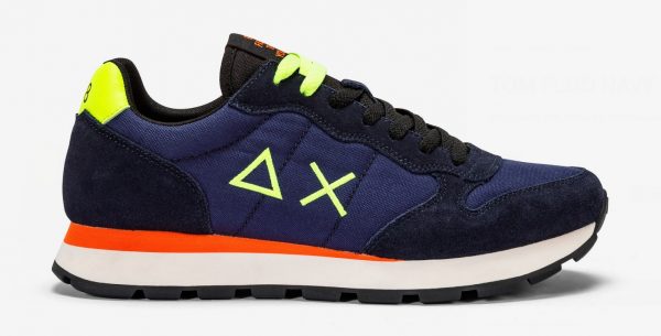 SUN68 – Scarpe UOMO TOM FLUO NAVY BLUE