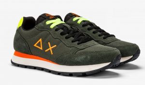 SUN68 – Scarpe UOMO TOM FLUO MILITARE SCURO