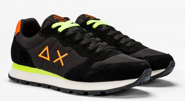SUN68 – Scarpe UOMO TOM FLUO NERO