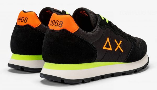 SUN68 – Scarpe UOMO TOM FLUO NERO