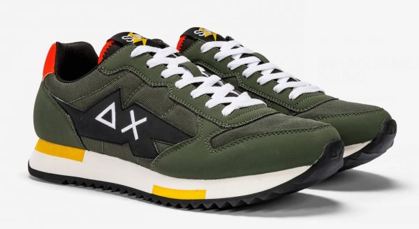 SUN68 – Scarpe UOMO NIKI SOLID MILITARE SCURO