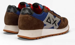 SUN68 – Scarpe UOMO JAKI BICOLOR NAVY BLU/MARRONE