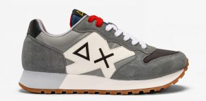 SUN68 – Scarpe UOMO JAKI BICOLOR GRIGIO CHIARO/GRIGIO MEDIO