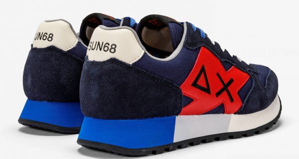 SUN68 – Scarpe Uomo Jaki Solid Navy Blue