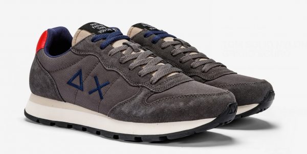 SUN68 – Scarpe UOMO TOM SOLID NYLON GRIGIO SCURO