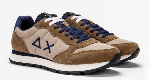 SUN68 – Scarpe UOMO TOM SOLID NYLON BEIGE SCURO