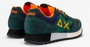 SUN68 – Scarpe UOMO JAKI FLUO VERDE SCURO / NAVY BLU