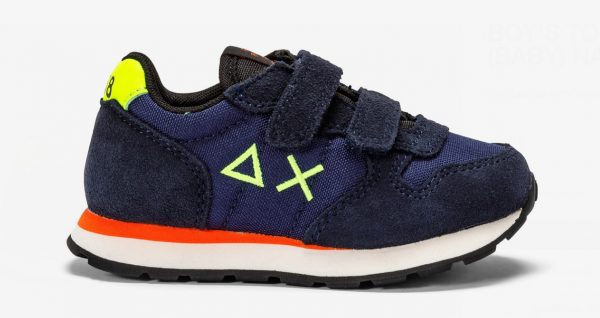 SUN68 – Scarpe Boy’s Tom Fluo (Baby) Navy Blue