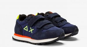 SUN68 – Scarpe Boy’s Tom Fluo (Baby) Navy Blue
