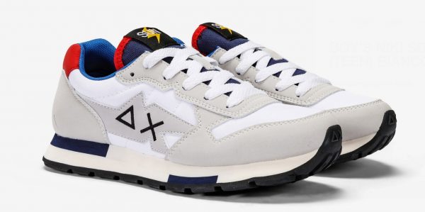 SUN68 – Scarpe Boy’s Niki Solid (Teen) Bianco