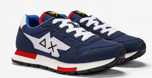 SUN68 – Scarpe Boy’s Niki Solid (Teen) Navy Blue