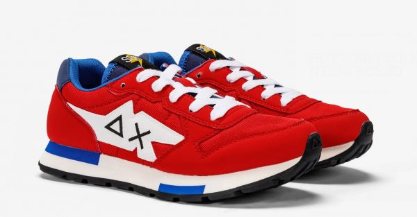 SUN68 – Scarpe Boy’s Niki Solid (Teen) Rosso