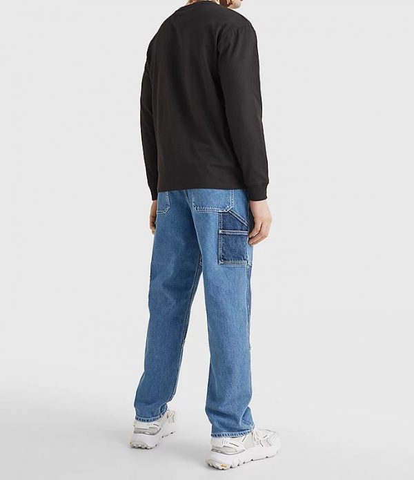 TOMMY HILFIGER – T-SHIRT A MANICHE LUNGHE CON LOGO Firma