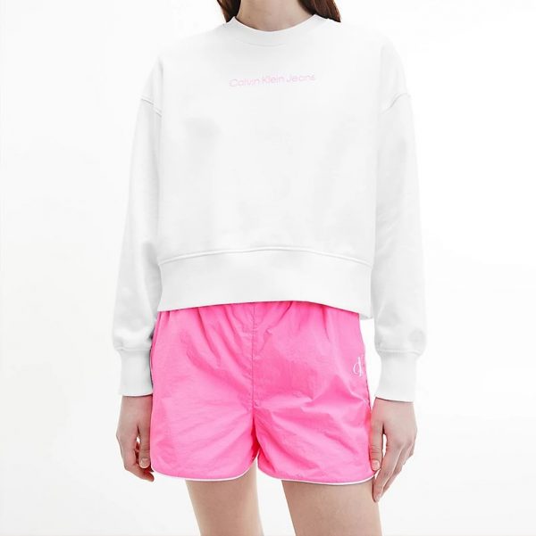 CALVIN KLEIN – Felpa Con Logo Dal Taglio Relaxed