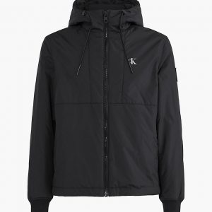 CALVIN KLEIN – Giacca Con Cappuccio In Nylon Riciclato