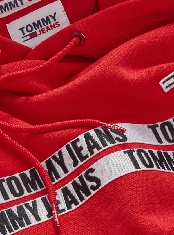 TOMMY HILFIGER – Felpa Tommy Hilfiger Tjm Tape Hoodie da uomo CON CAPPUCCIO