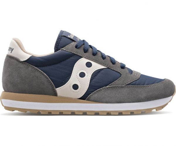 SAUCONY-Scarpe Jazz Original Grigio Scuro/Blu Scuro