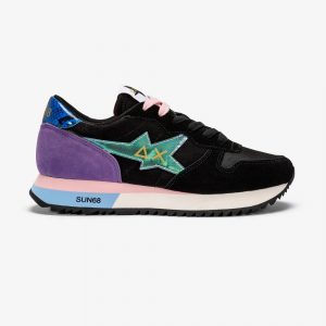 SUN68 – SCARPE Donna STARGIRL SATIN NERE