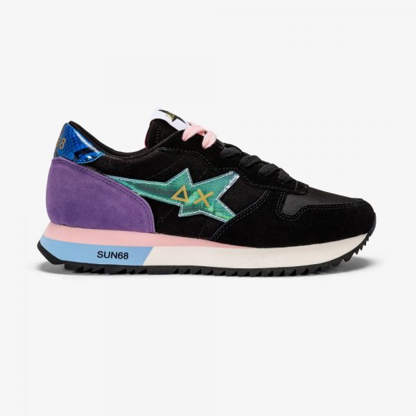 SUN68 – SCARPE Donna STARGIRL SATIN NERE