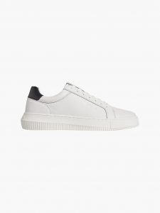 CALVIN KLEIN – Sneaker In Pelle BIANCHE