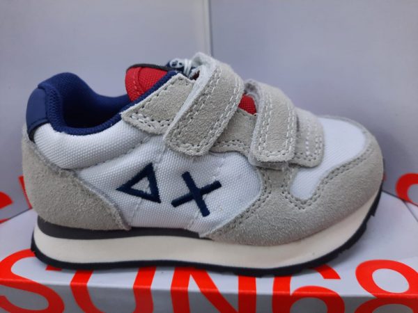 SUN68 – Scarpe Boy’s Tom Solid (Baby) Bianco