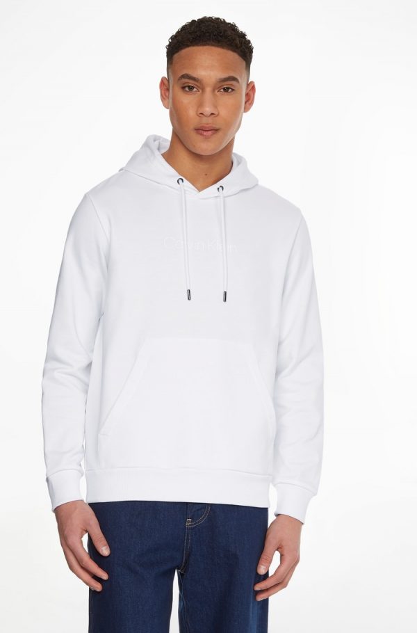 CALVIN KLEIN  – Felpa CON CAPPUCCIO E LOGO