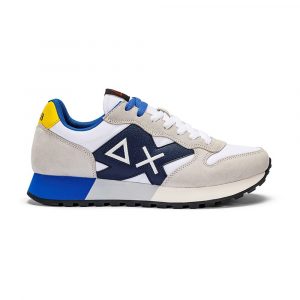 SUN68 – Scarpe Uomo Jaki Solid Bianco Retro Giallo