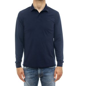 SUN68 – Polo a Maniche Lunghe Uomo