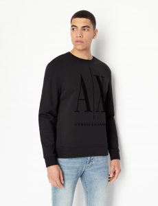 ARMANI EXCHANGE – Felpa Girocollo in Cotone