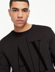 ARMANI EXCHANGE – Felpa Girocollo in Cotone