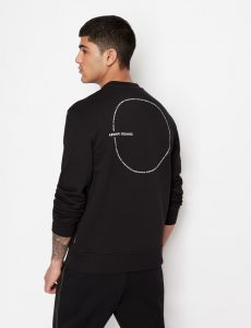 ARMANI EXCHANGE – Felpa Uomo Collo Tondo con Logo