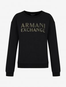 ARMANI EXCHANGE – Felpa Donna Sweatshirt Nero