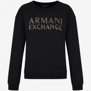 ARMANI EXCHANGE – Felpa Donna Sweatshirt Nero