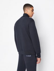ARMANI EXCHANGE – Cardigan in Felpa di Jersey Misto Cotone