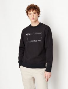 ARMANI EXCHANGE – Felpa Girocollo in Jersey Misto Cotone